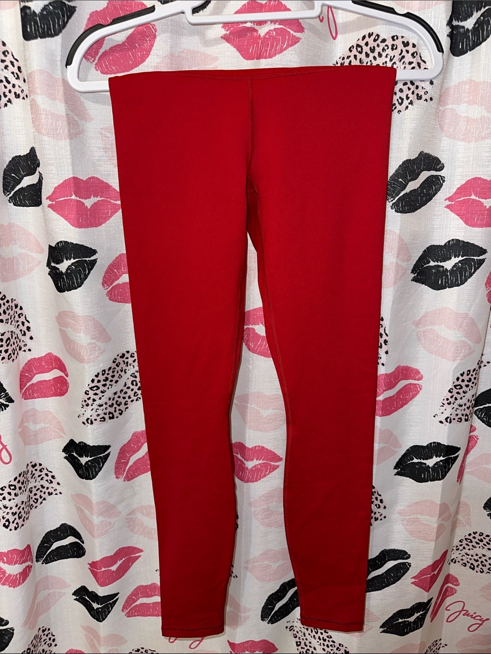Fabletics Red High-Rise Leggings